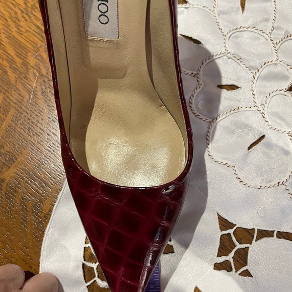 Croc-Embossed Heels - Picture 8 of 12